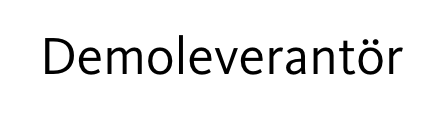 Demoleverantör
